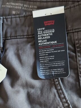 Levi's XX Chino Relaxed Fit Chinos in Brown 34x34